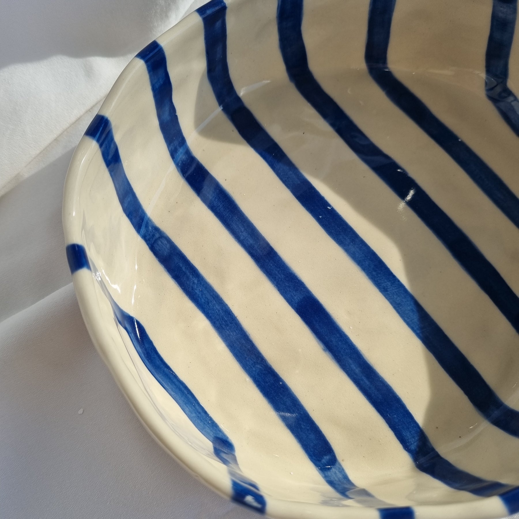 Blue Stripe Everyday Bowl