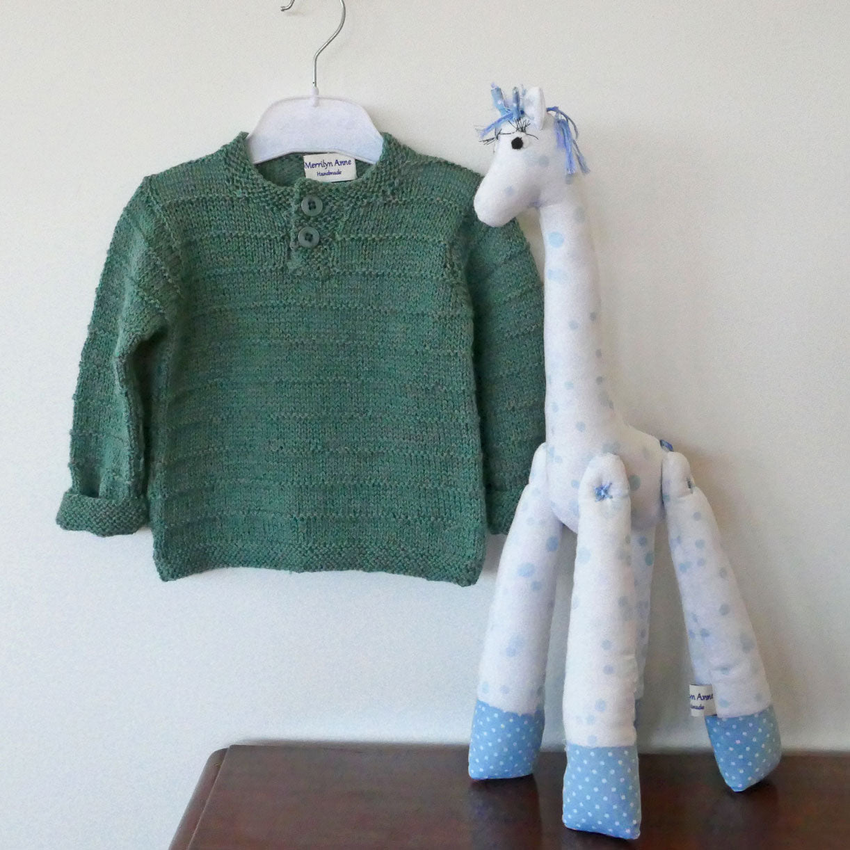 Jumper: pullover, handmade, size 0-1, wool.