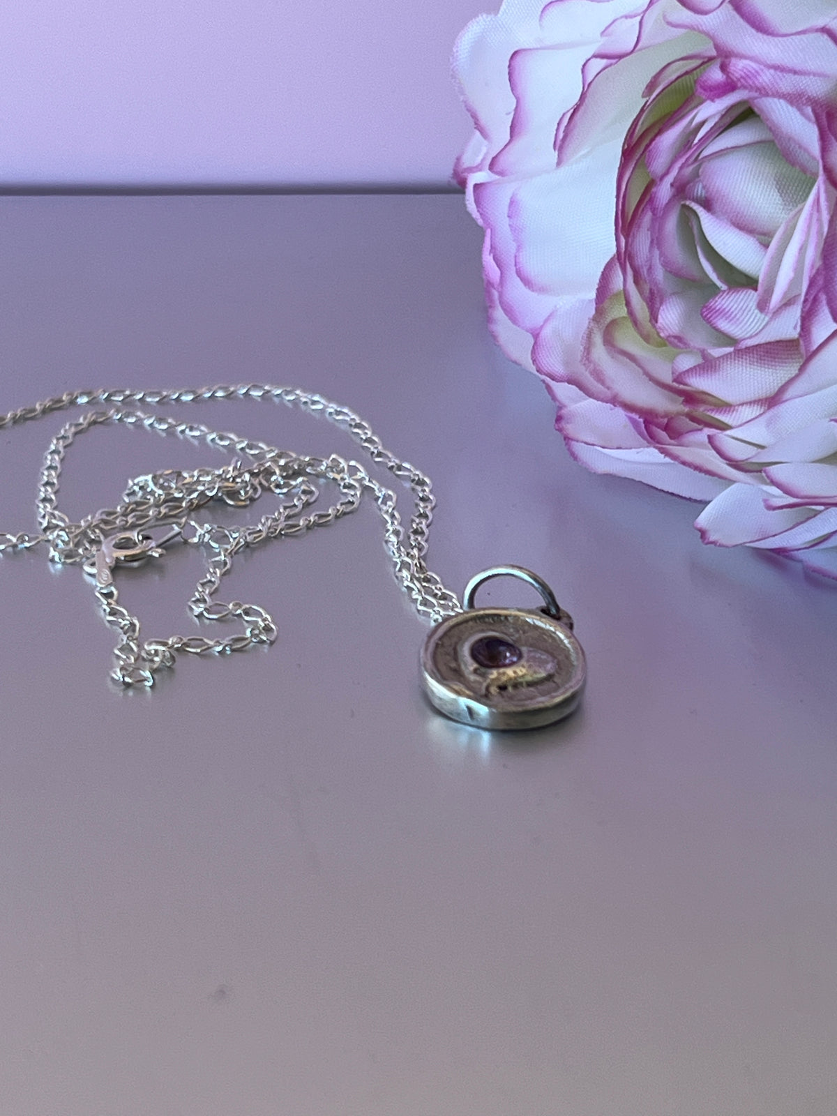 “My Heart” - Amethyst Pendant