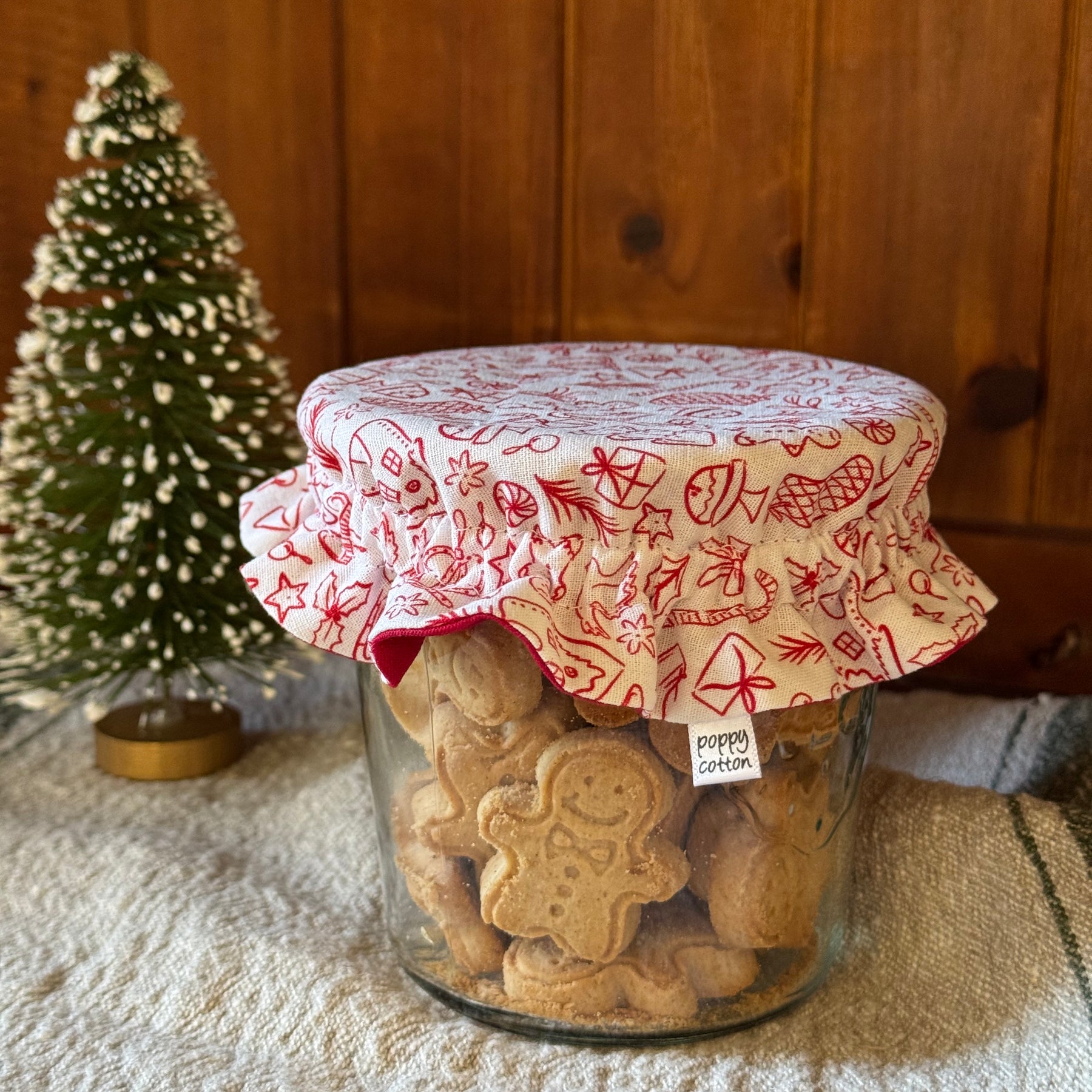 Christmas Jar / Small Bowl Cover