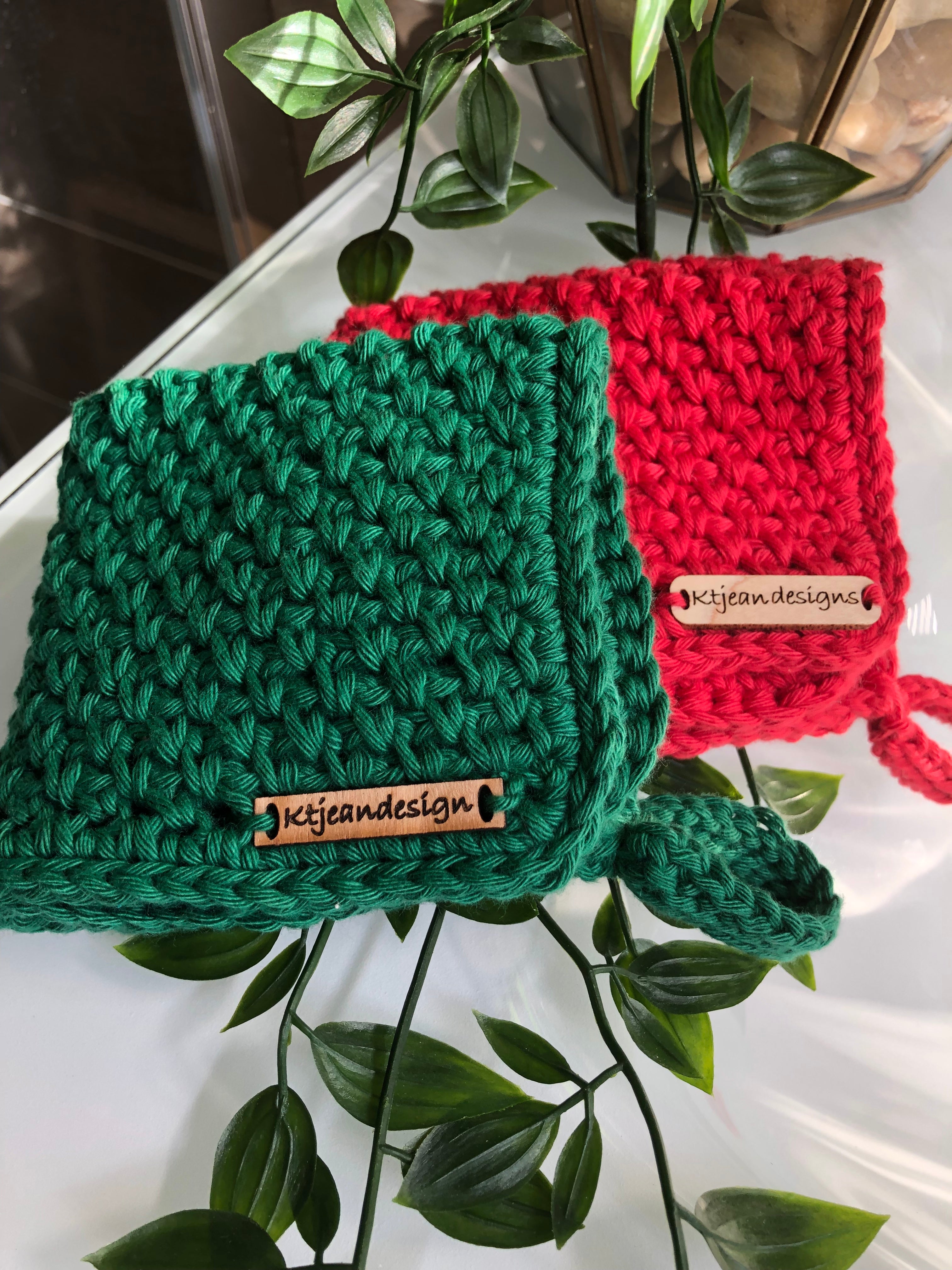 Reusable Cotton Wash Cloths - Set 3