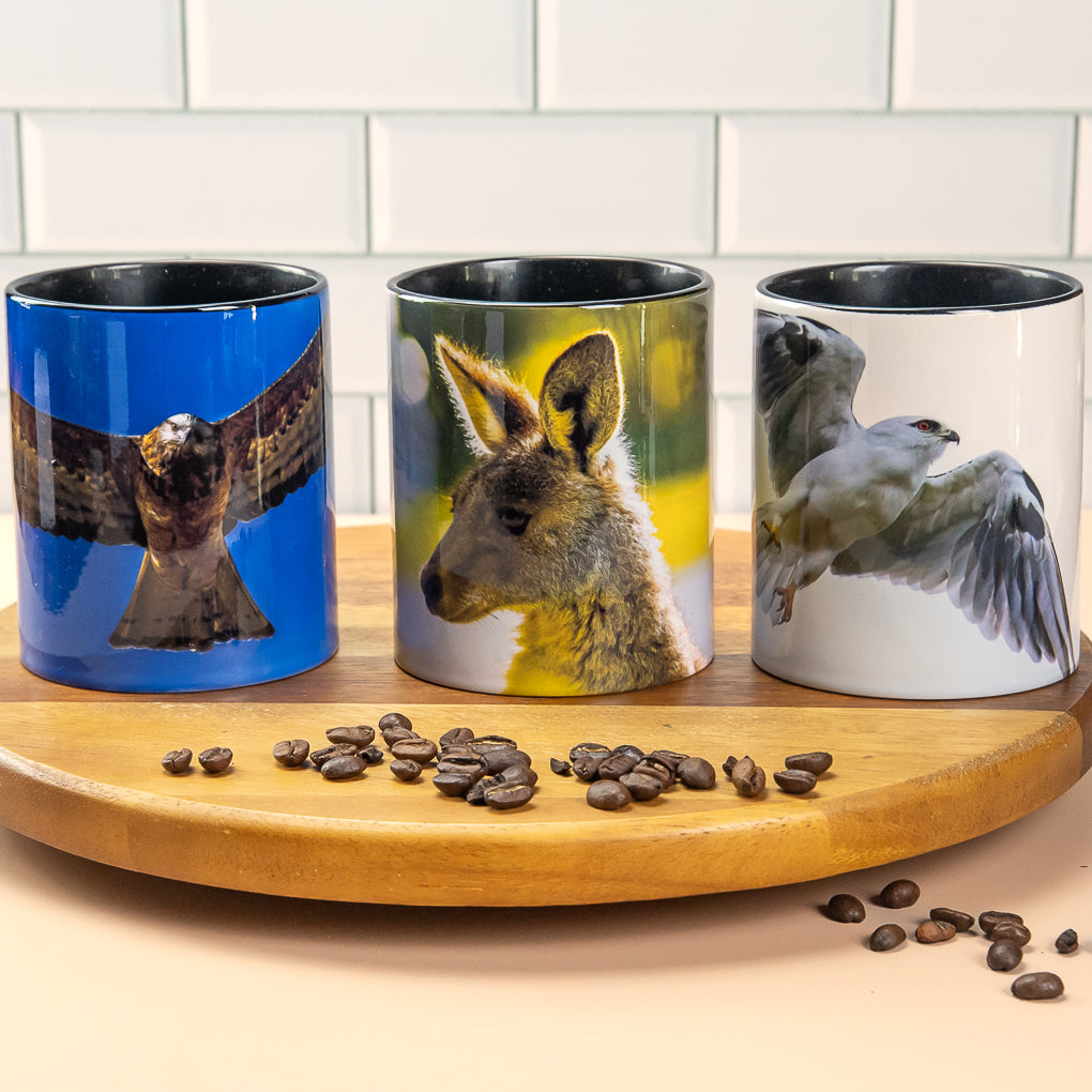 Australian Natives - Coffee Mugs - Kangaroo - Kites