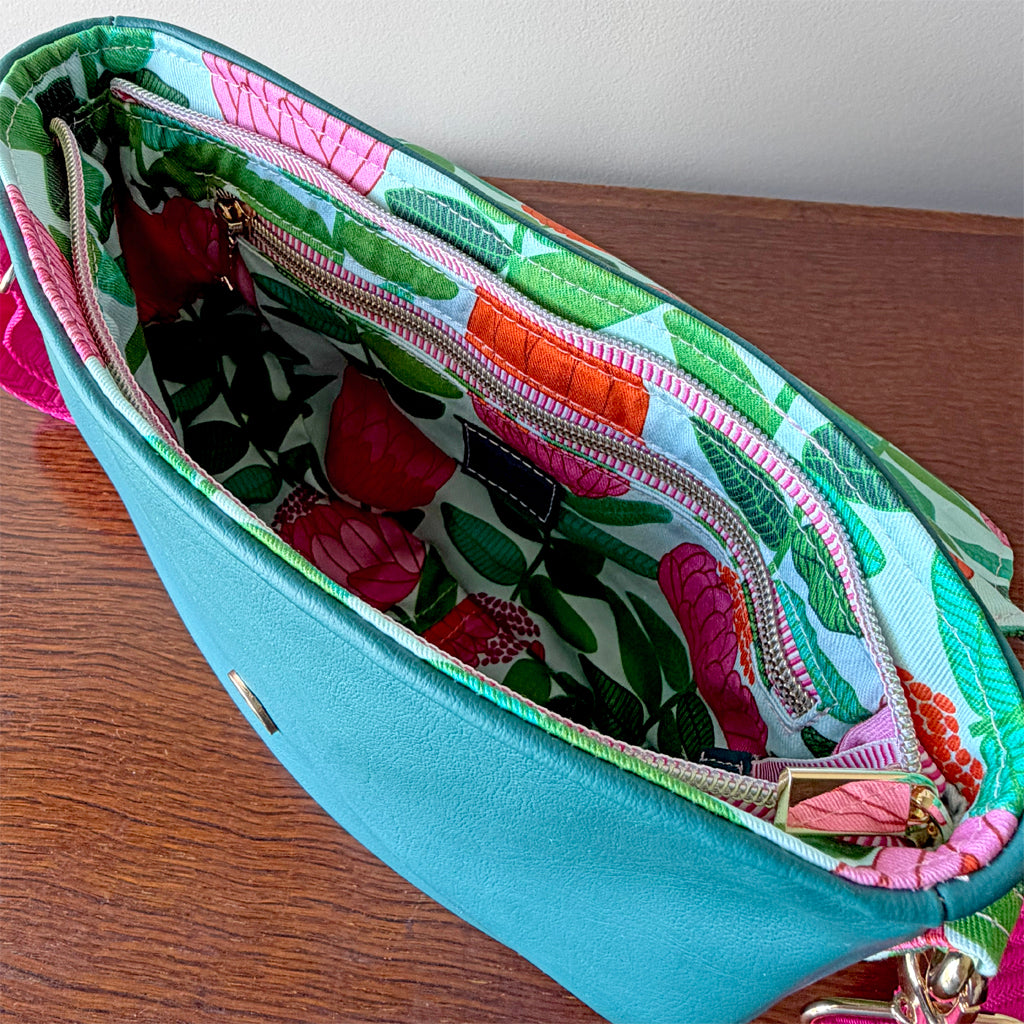 Handmade crossbody bag | Colourful & Floral | Unique