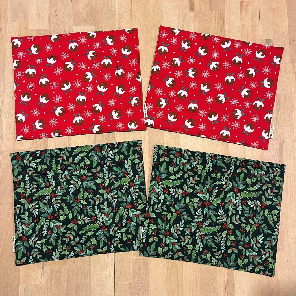 handmade Christmas reversible - traditional