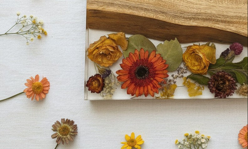 EVER AFTER BLOOMS - Botanical Riverboards - CUSTOM MADE 600mm x 300mm