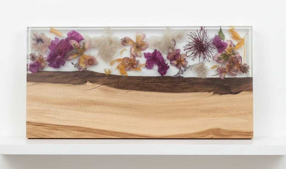 EVER AFTER BLOOMS - Botanical Riverboards - CUSTOM MADE 600mm x 300mm