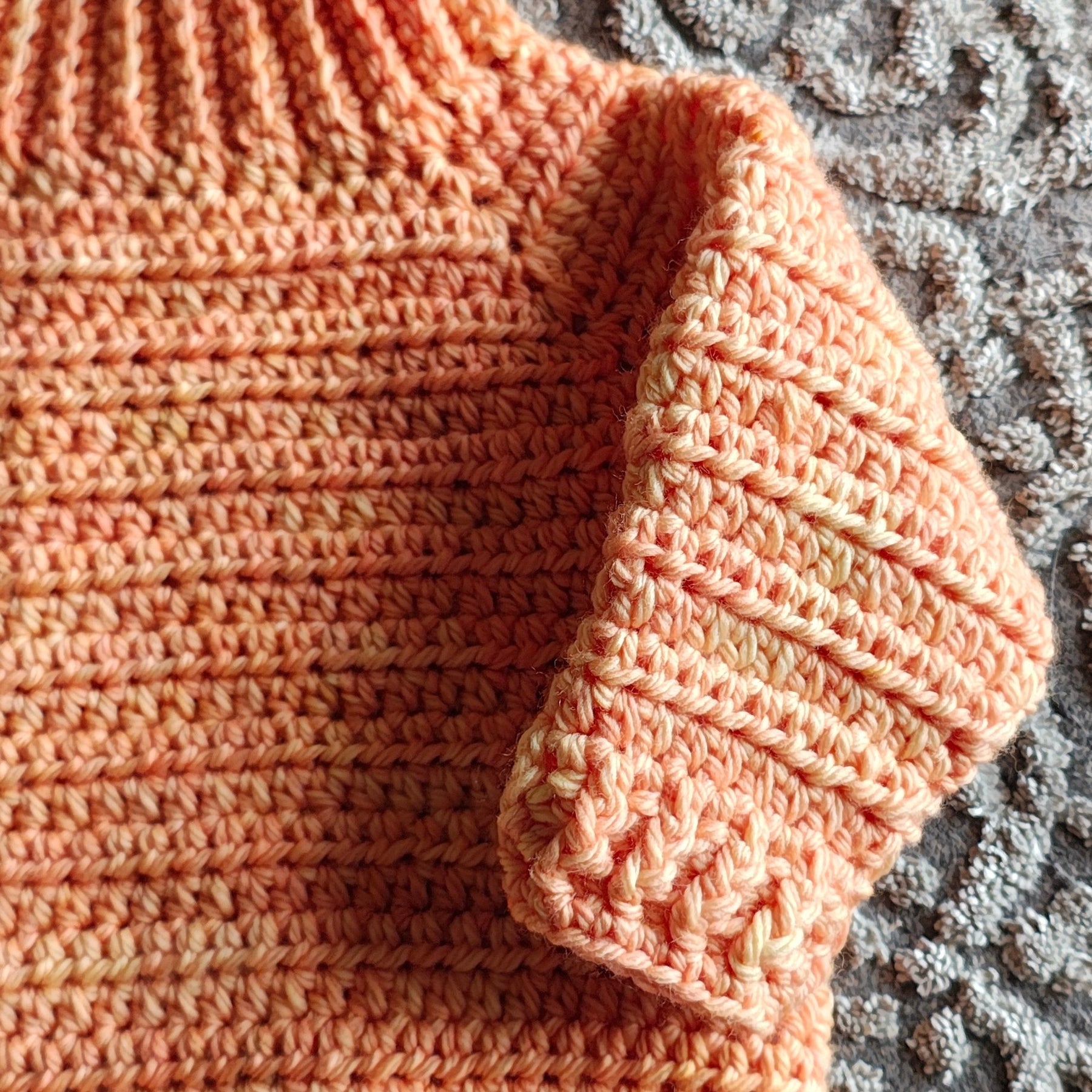 "Sunburst" sweater (crochet) - Child 3-6mo