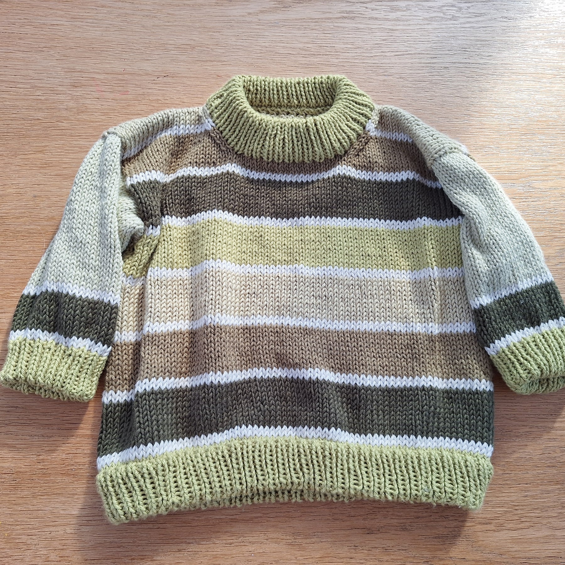 Striped 'Brownie Baby' Sweater Sz 3-6 mths