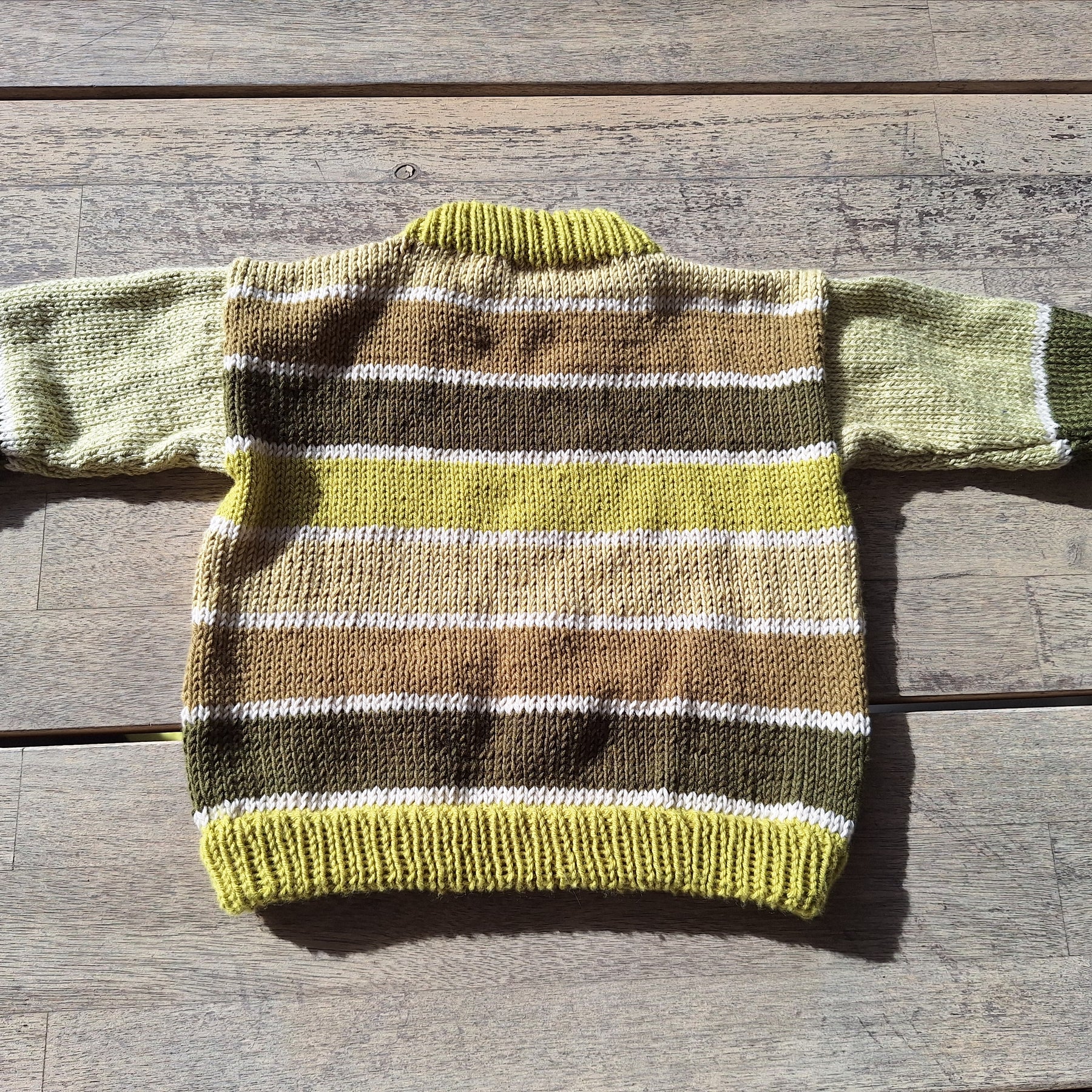 Striped 'Brownie Baby' Sweater Sz 3-6 mths