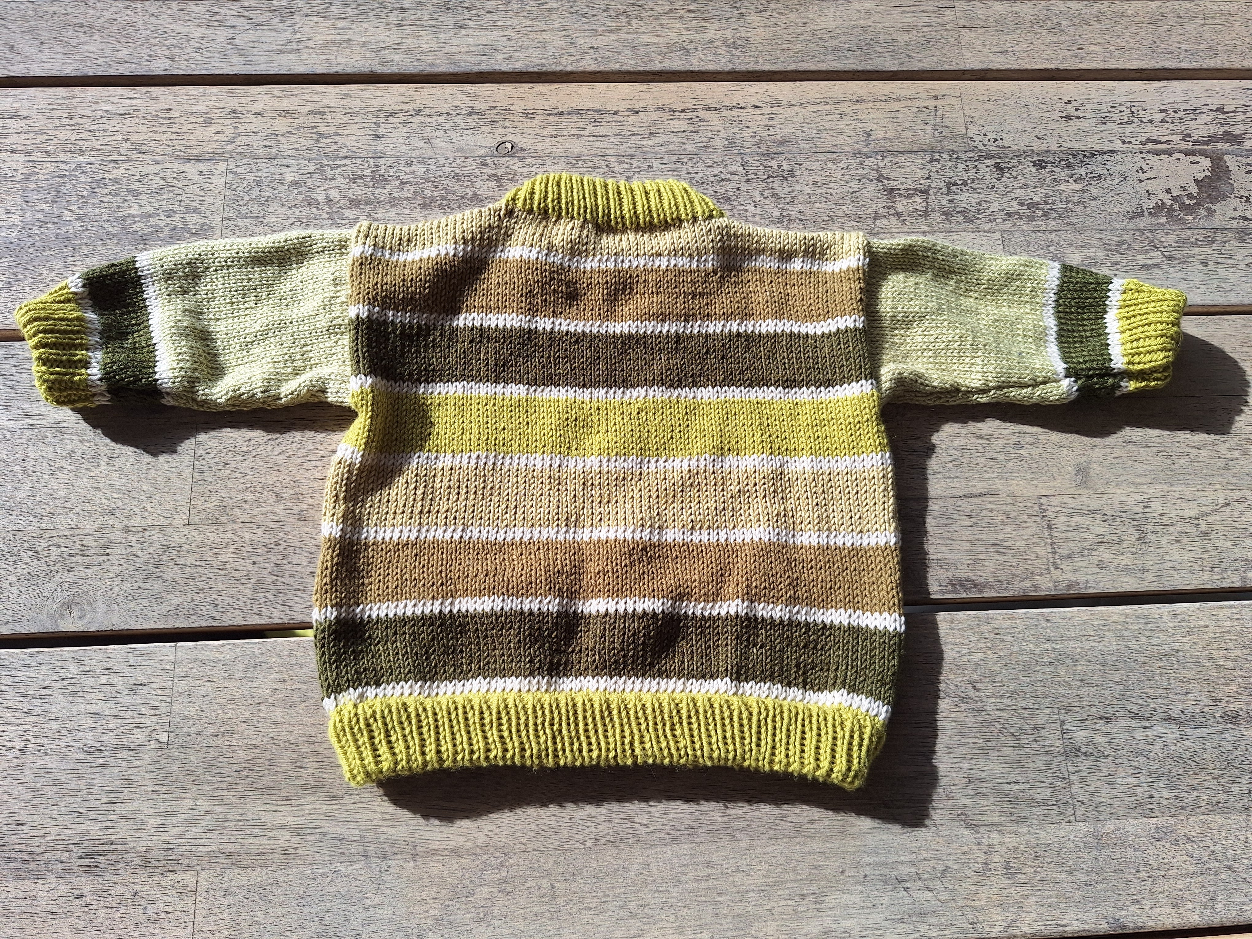 Striped 'Brownie Baby' Sweater Sz 3-6 mths
