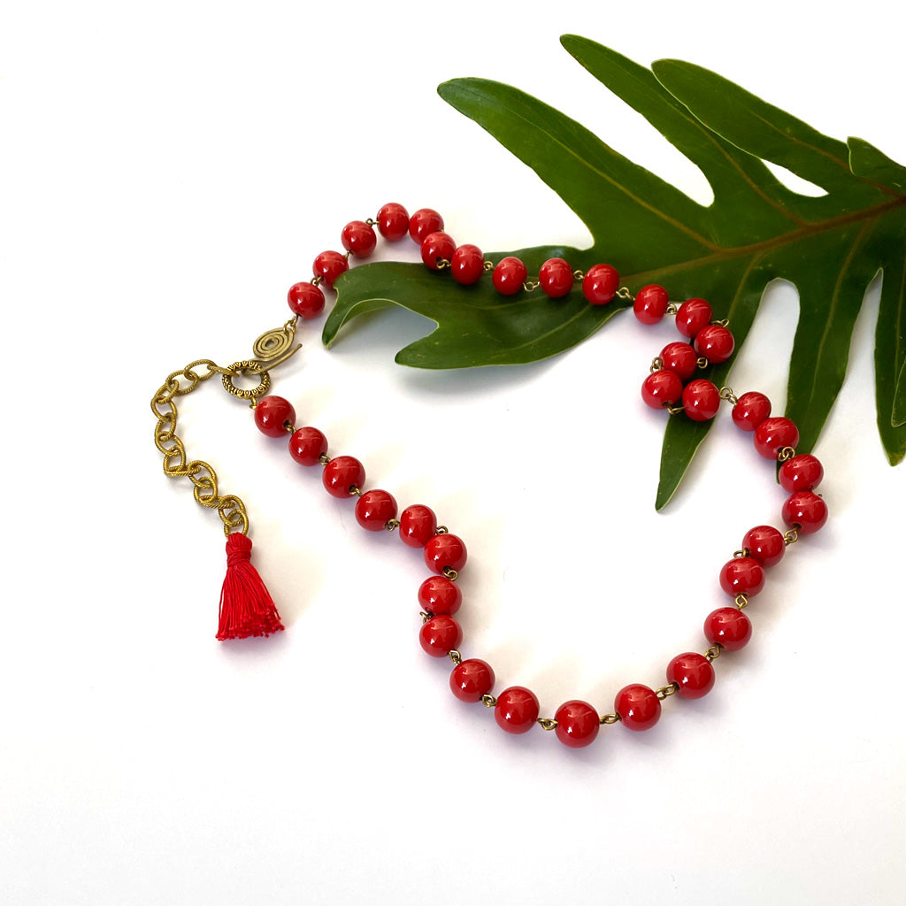 Necklace ceramic