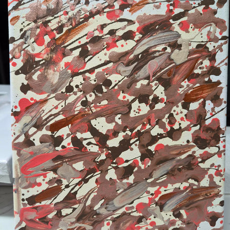 Ember Rush - Original Abstract Artwork 20 × 25 cm