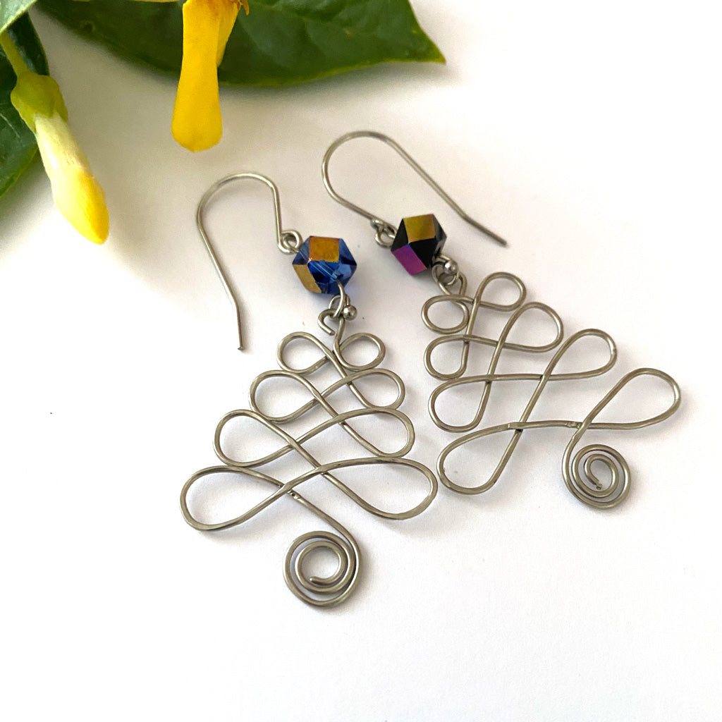 Christmas Wire Earrings