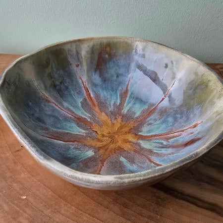 Earthy serving bowl
