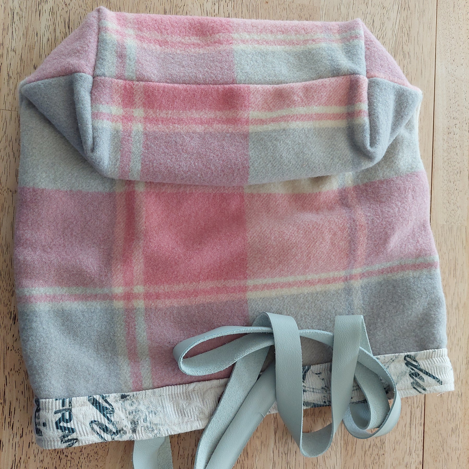 Vintage Woollen Australian Blanket Reversible Tote Bag