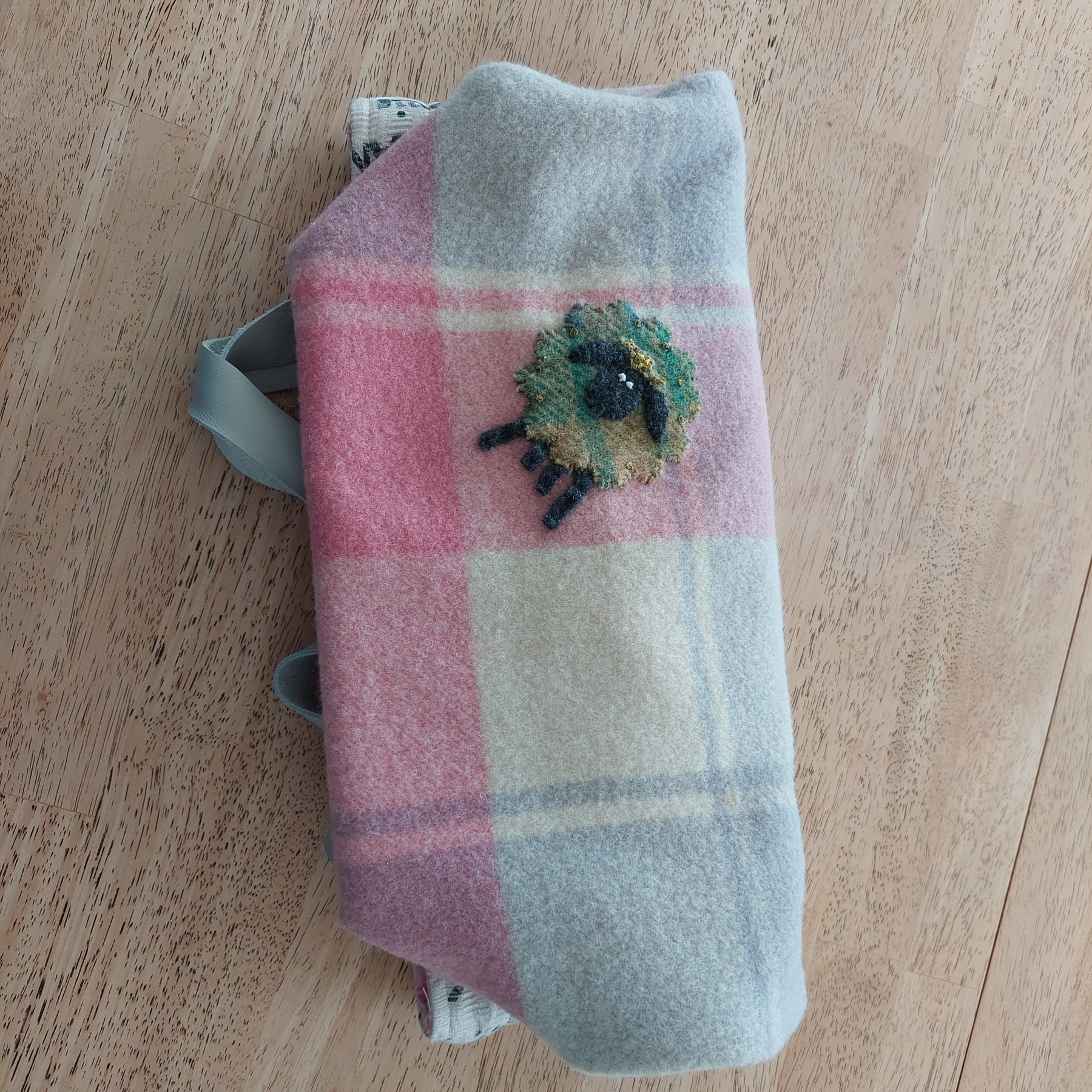 Vintage Woollen Australian Blanket Reversible Tote Bag