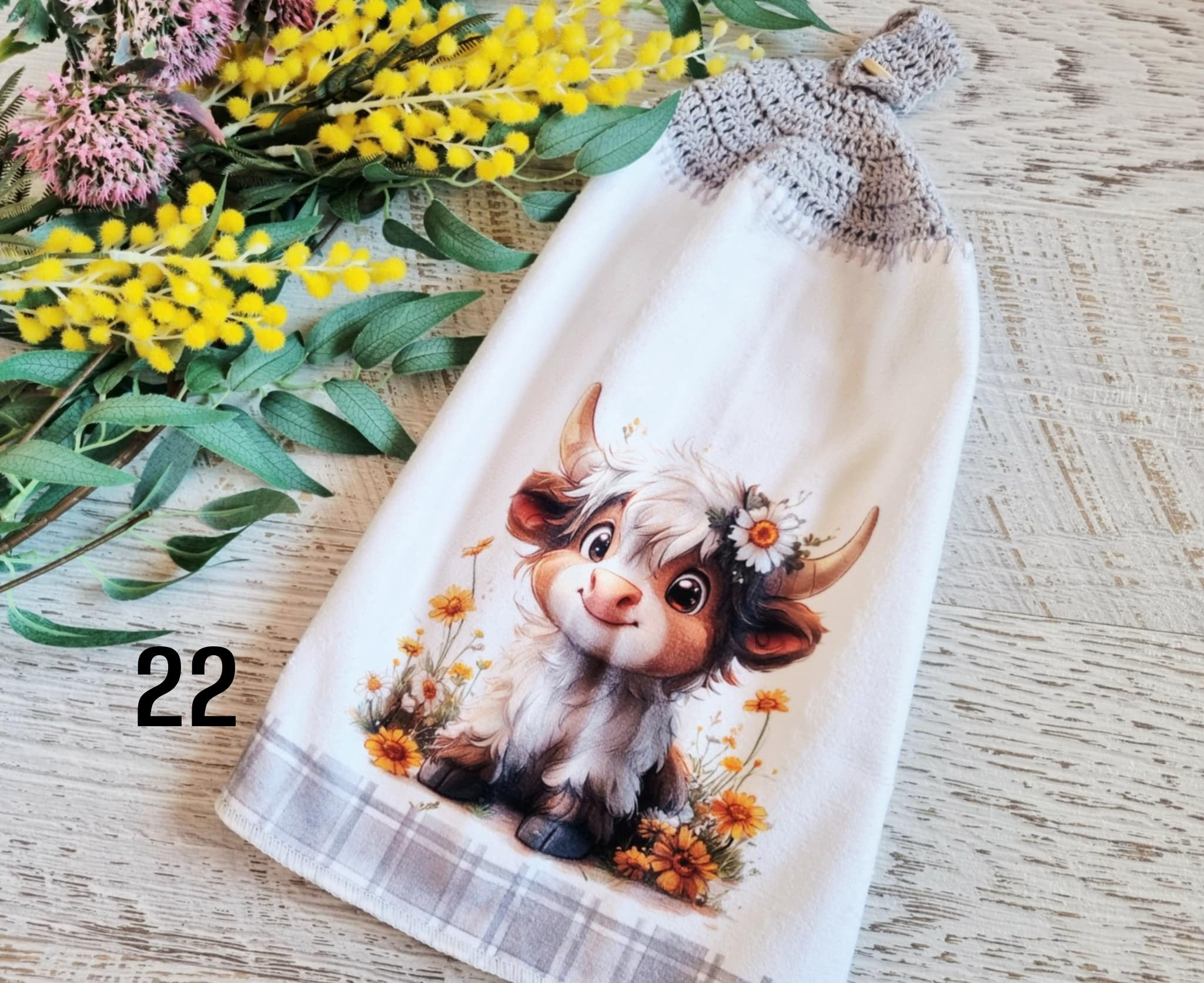 Kitchen Hand Towel | Hanging | Polyester Microfibre | SINGLE LAYER | 9 Styles - 19 - 27