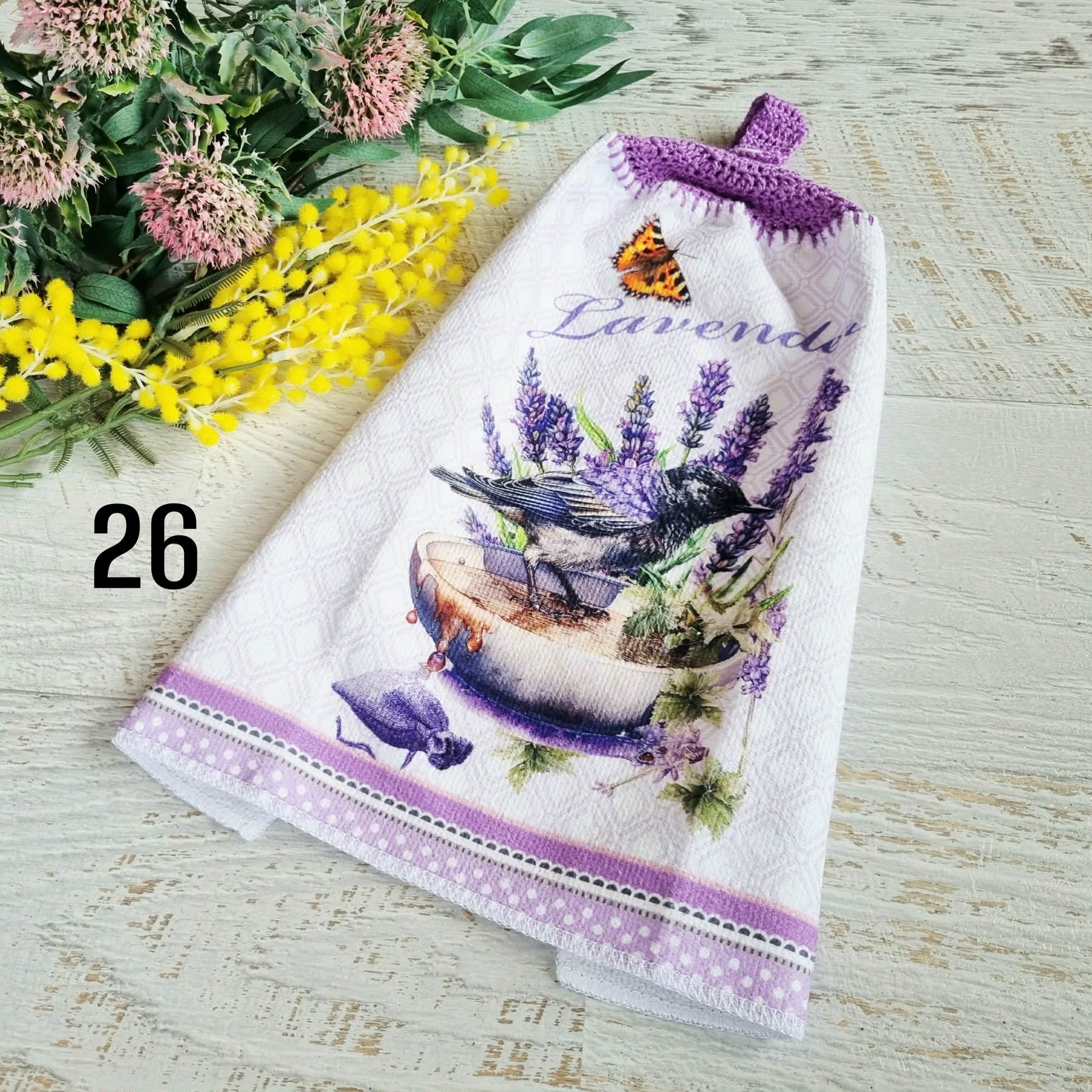 Kitchen Hand Towel | Hanging | Polyester Microfibre | SINGLE LAYER | 9 Styles - 19 - 27