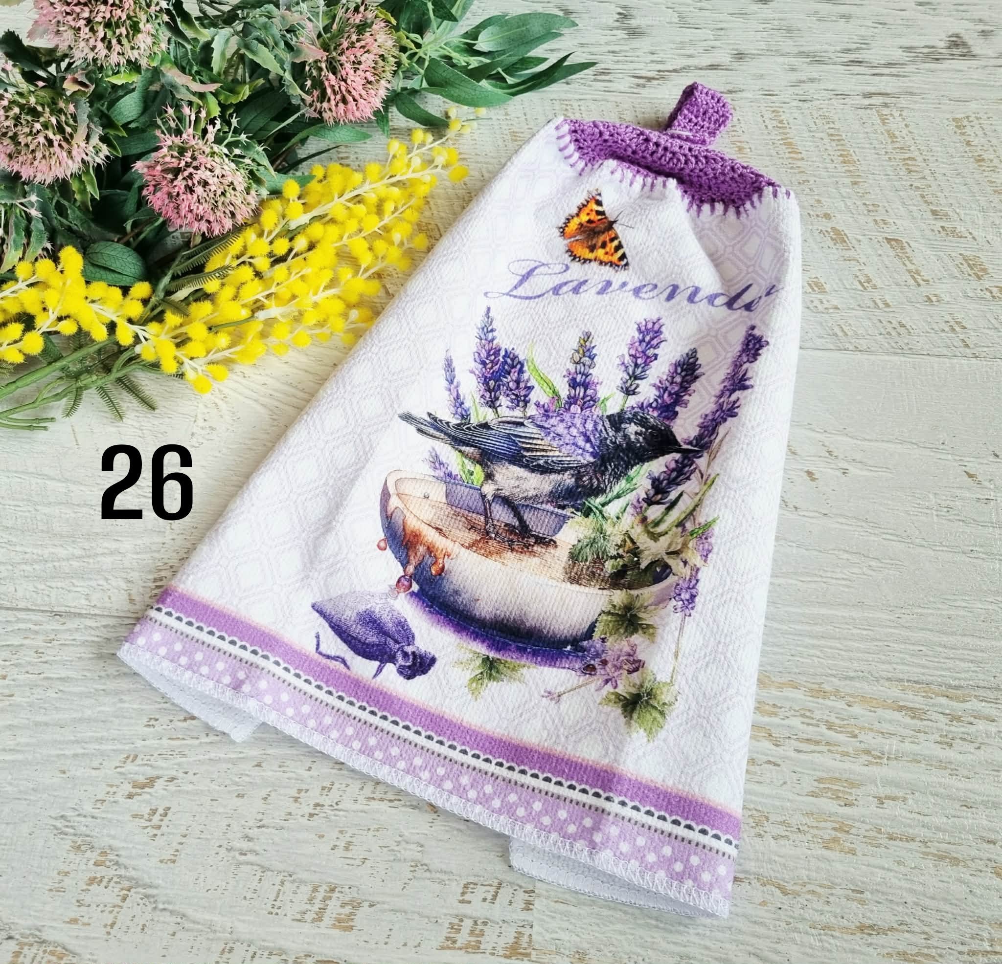 Kitchen Hand Towel | Hanging | Polyester Microfibre | SINGLE LAYER | 9 Styles - 19 - 27