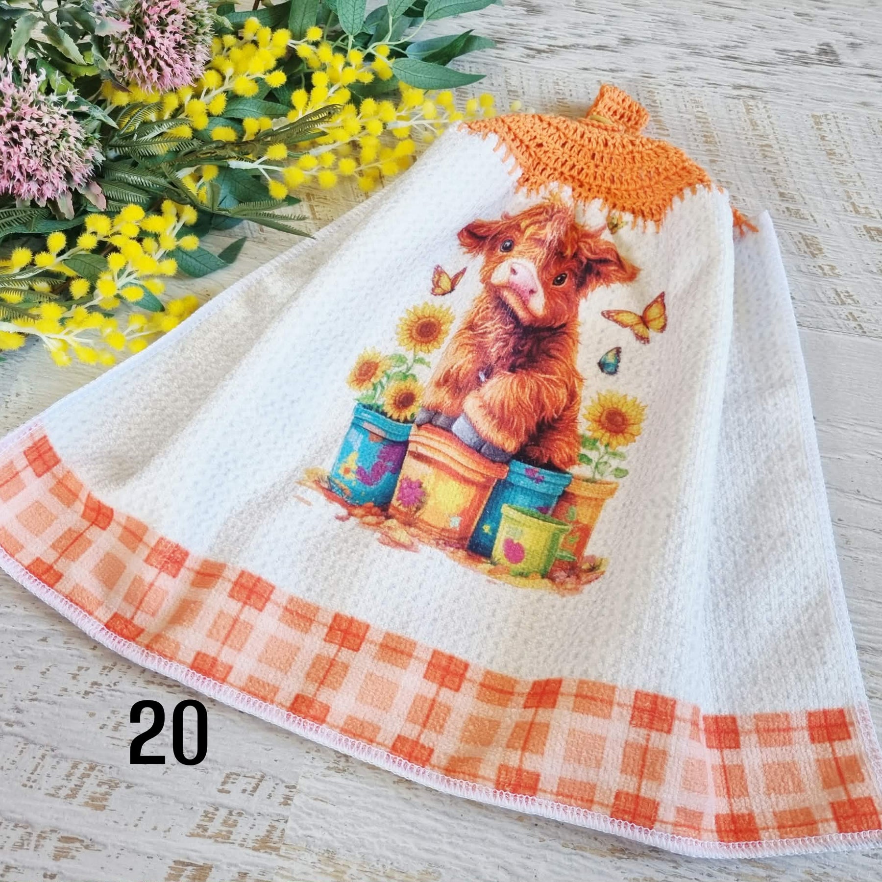 Kitchen Hand Towel | Hanging | Polyester Microfibre | SINGLE LAYER | 9 Styles - 19 - 27