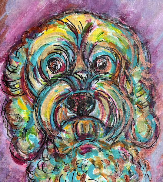 Large 12x16 - Pet portrait from Photograph