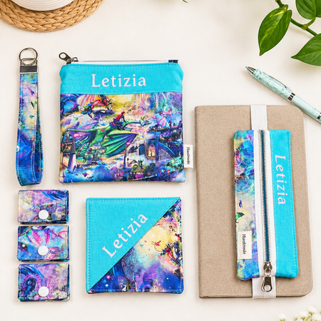 Personalized Stationery Gift Set featuring Enchanted Dragons and Mystical Crratures, Gift Idea