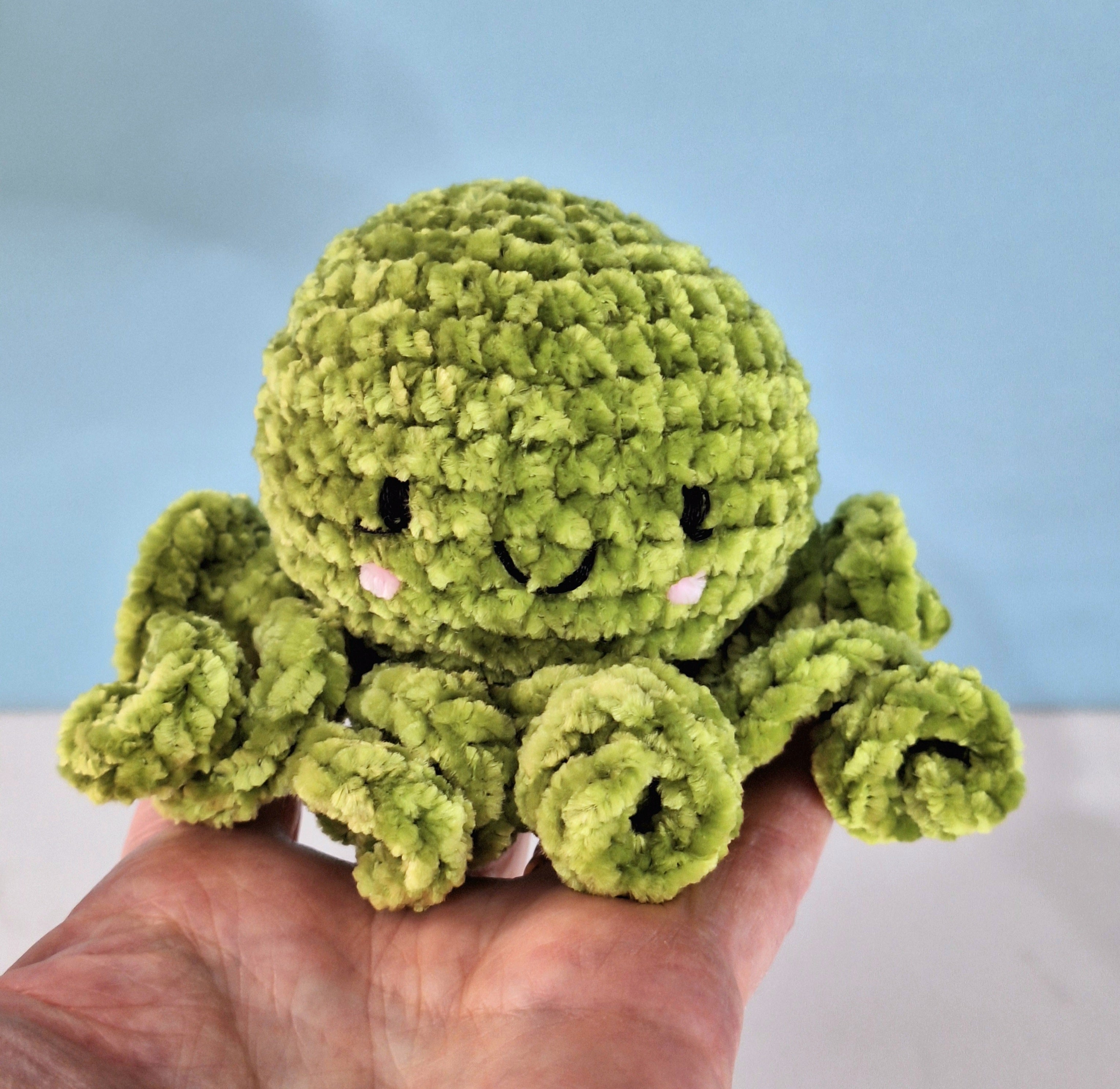 velvet octopus sensory toy