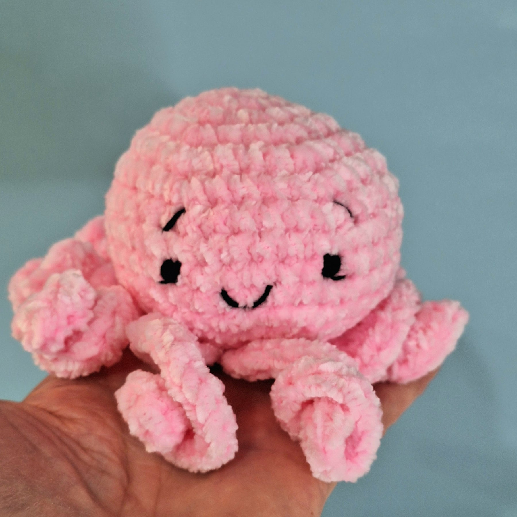 velvet octopus sensory toy
