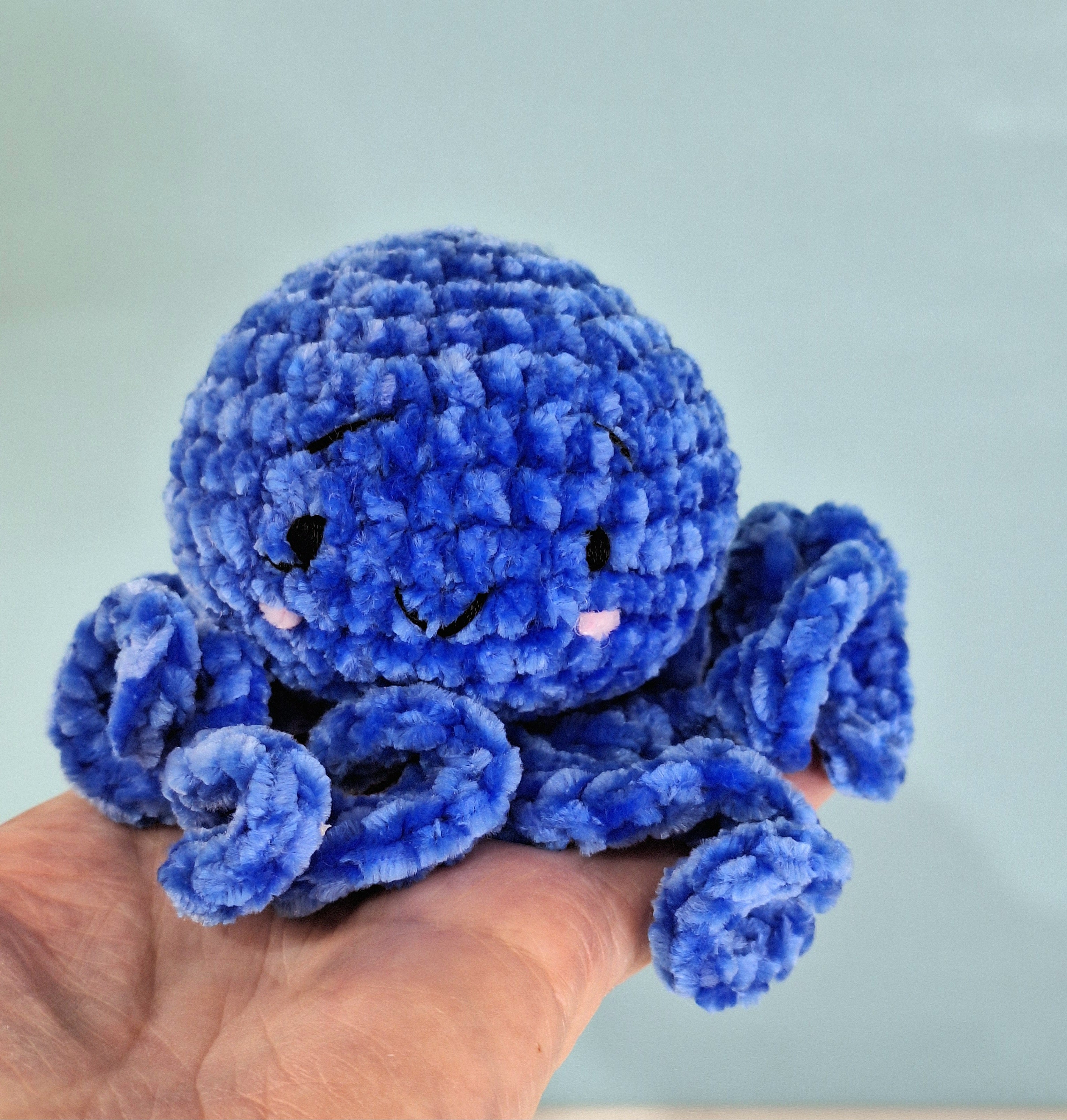 velvet octopus sensory toy
