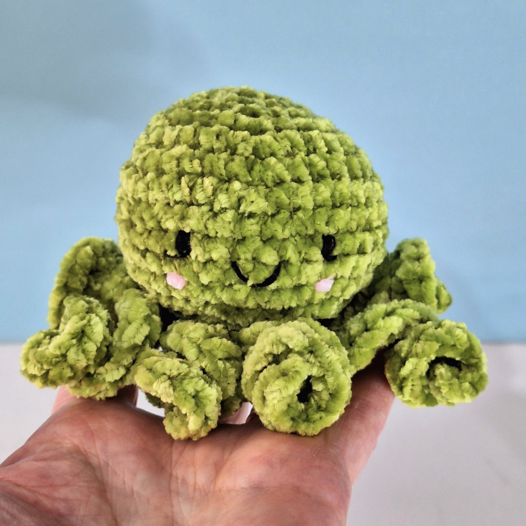 velvet octopus sensory toy