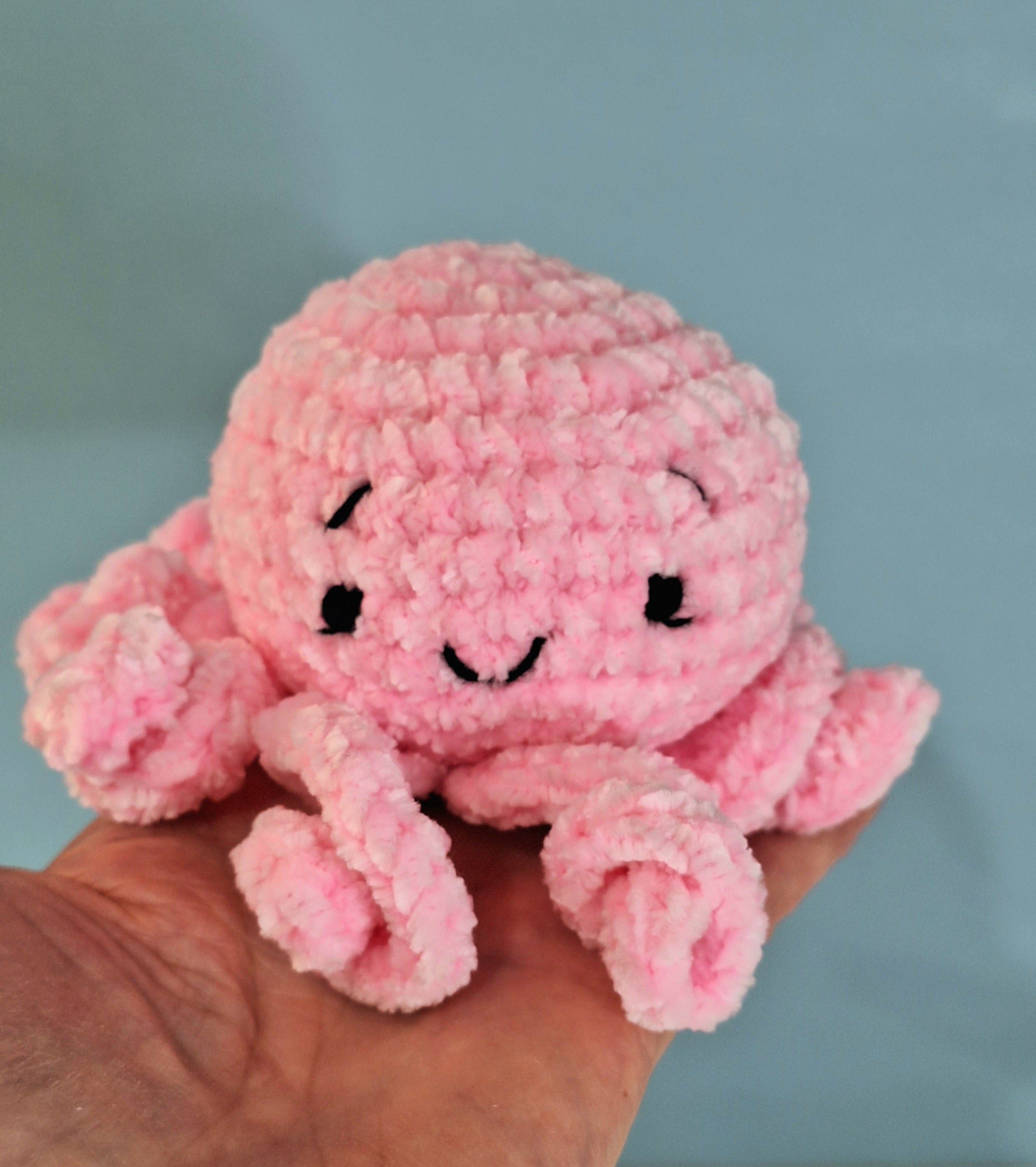 velvet octopus sensory toy