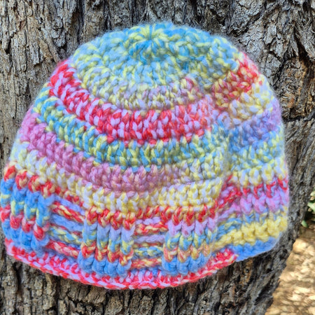 Multi Coloured Thick Beanie