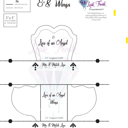 Made to Order Cloth Pad (Shape - Leak Freak Lips of an Angel)