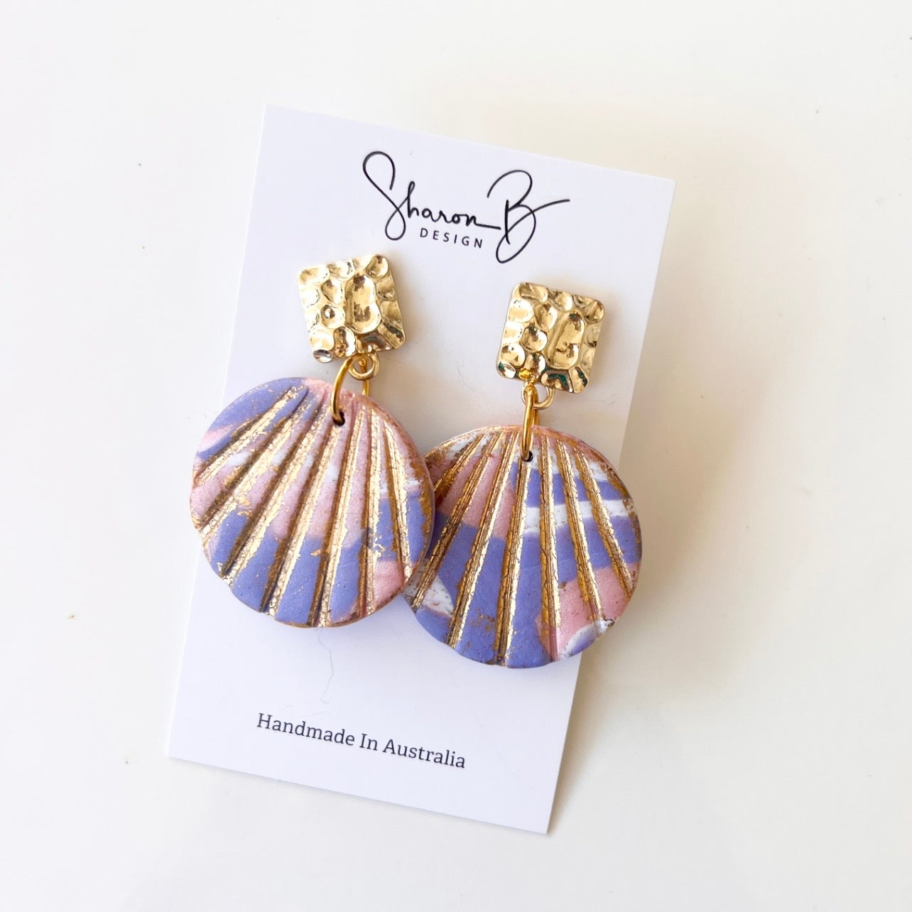 Earrings~Dangles~Lilac~Dangles ~affordable ~ lightweight