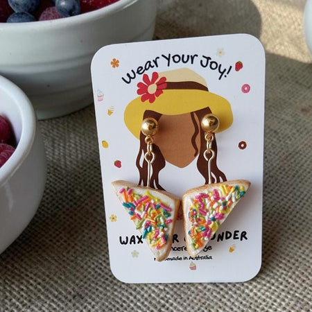 Fairy Bread Earrings | Food Inspired Statement Earrings
