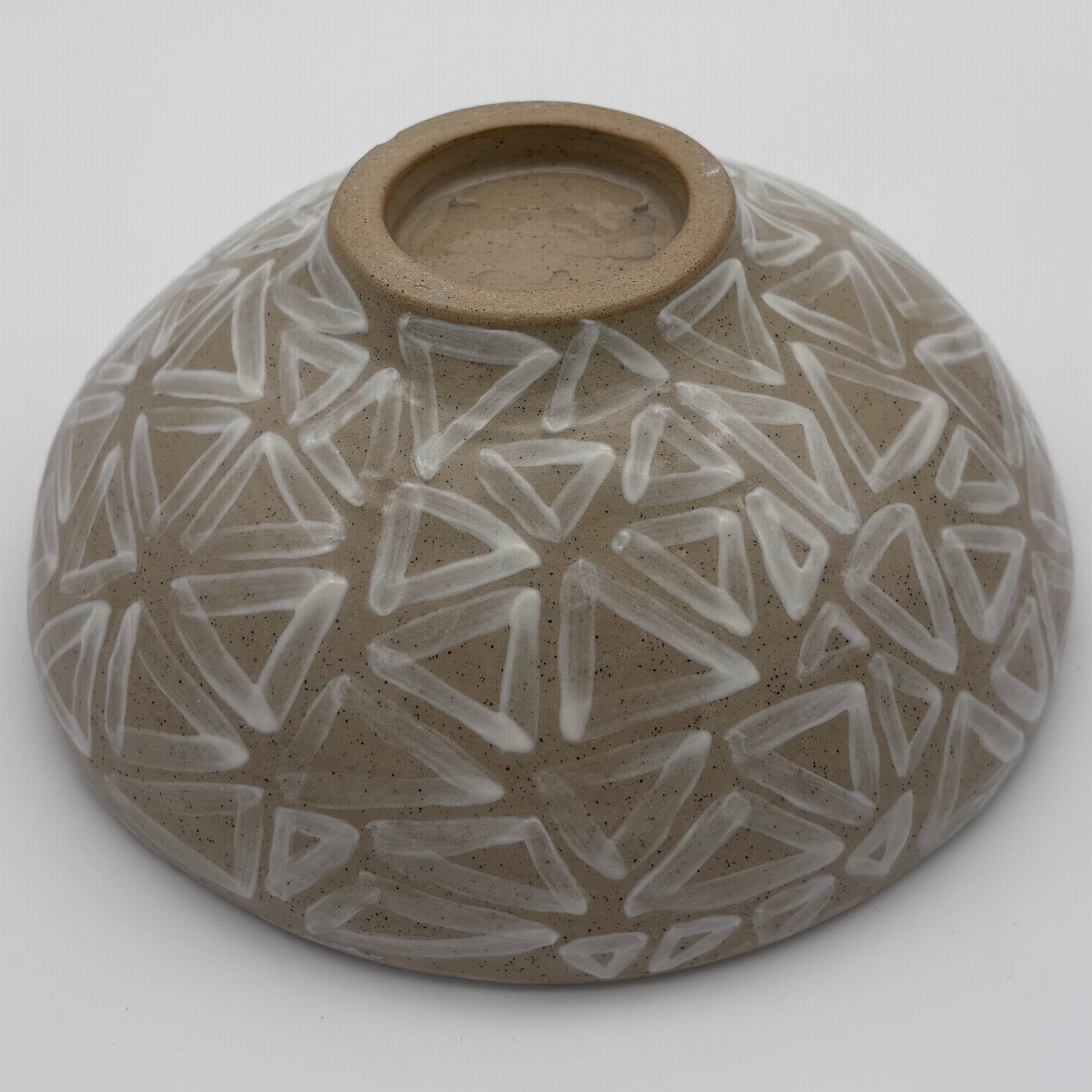 Unique Ceramic Serving Bowl - Hand Painted by Giulia