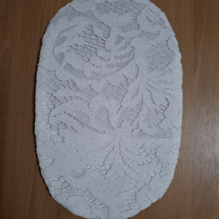 STOMA BAG COVER LARGE LACE WHITE  Suitable for Ileostomy, Colostomy, Urostomy