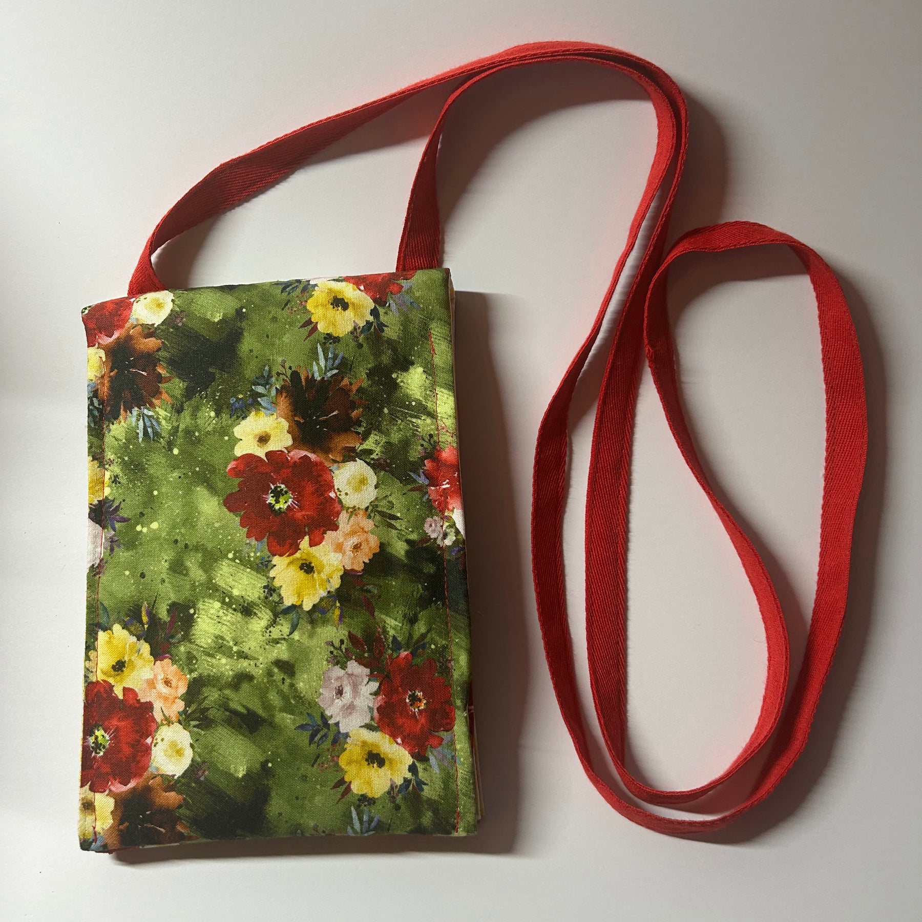 Three pouch dog walking cross-body bag