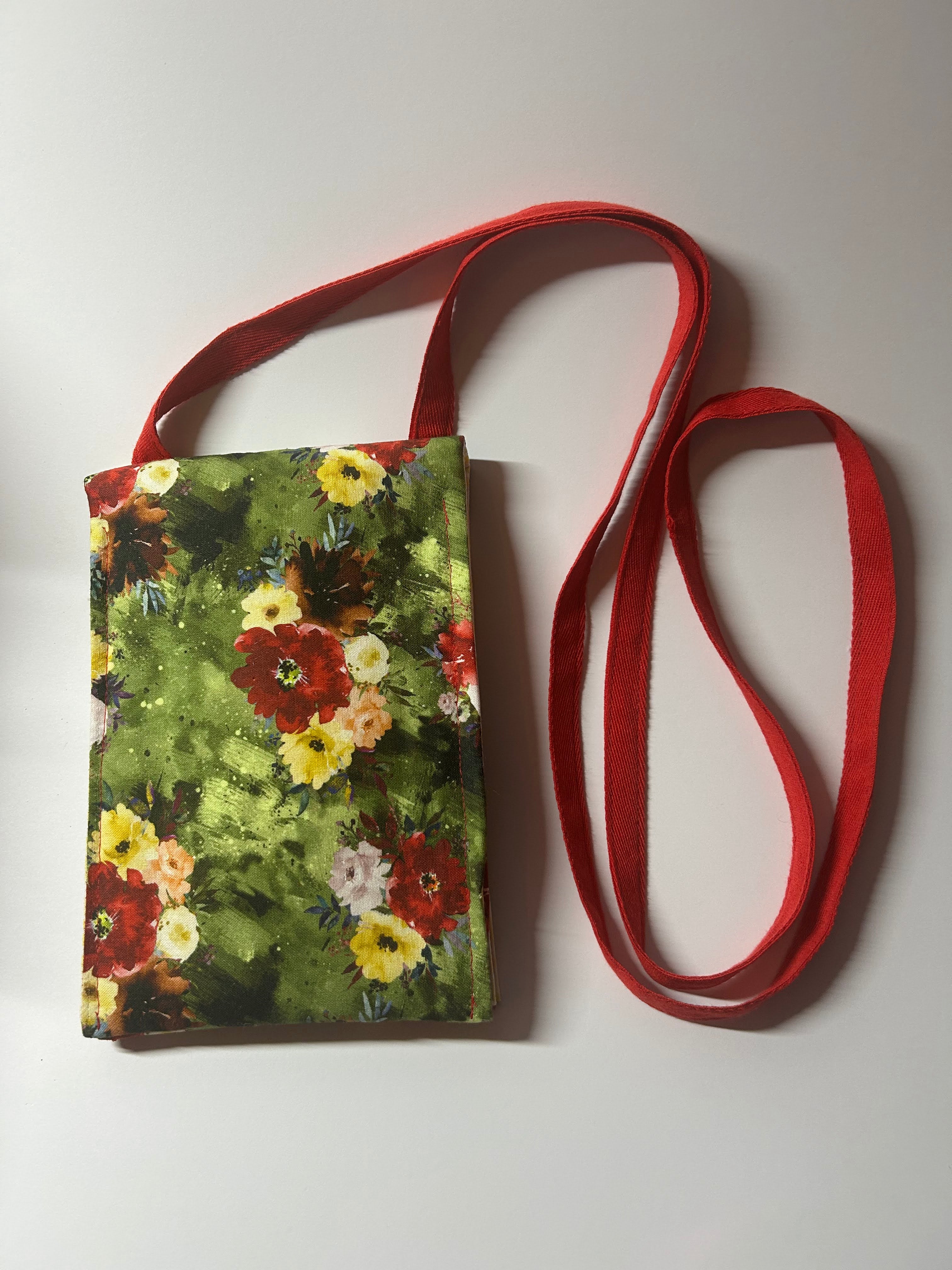 Three pouch dog walking cross-body bag