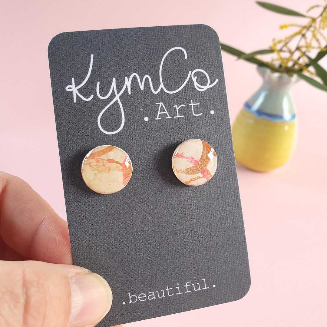 The Ember Collection | Art Earrings | Studs, Small Dangles, Brooch
