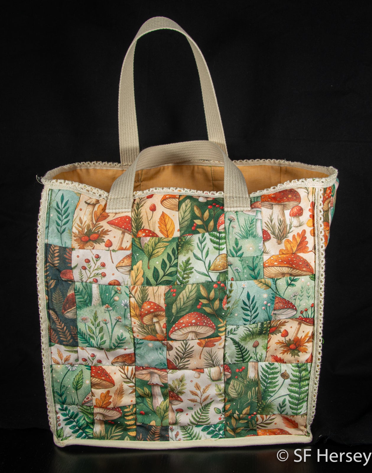 Mushroom Forest Reusable Shopping Bag