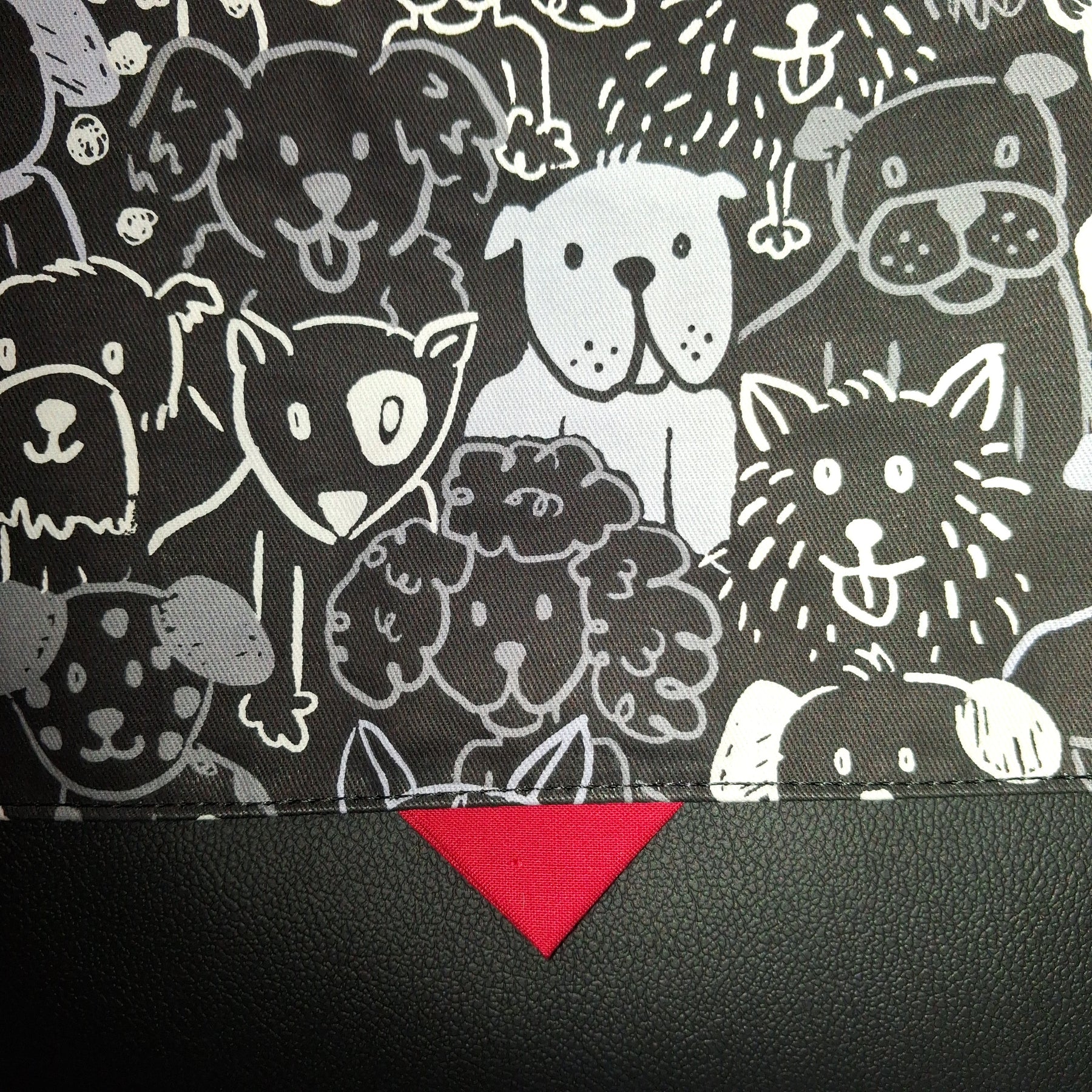 Puppy Love - Medium Sized Tote Bag