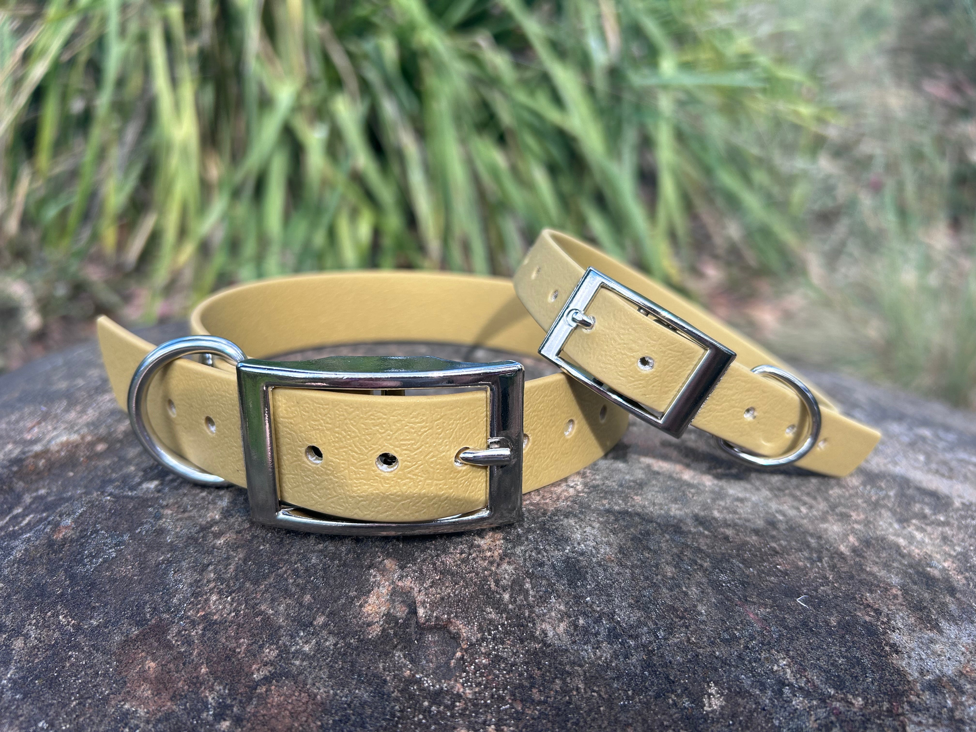 DOG PET COLLAR WATERPROOF BRIGHT STRONG