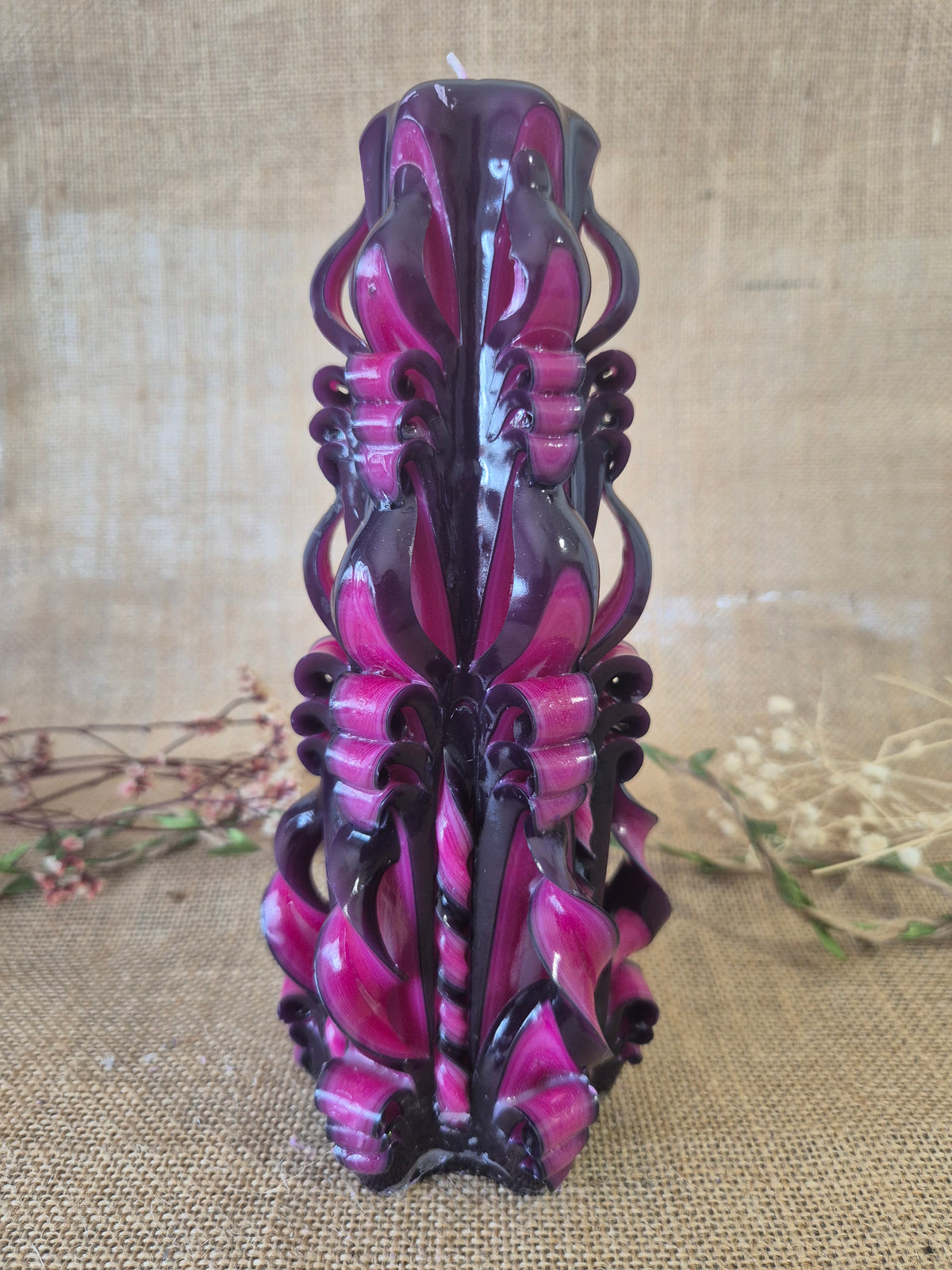 Pink, Magenta and Black 21cm