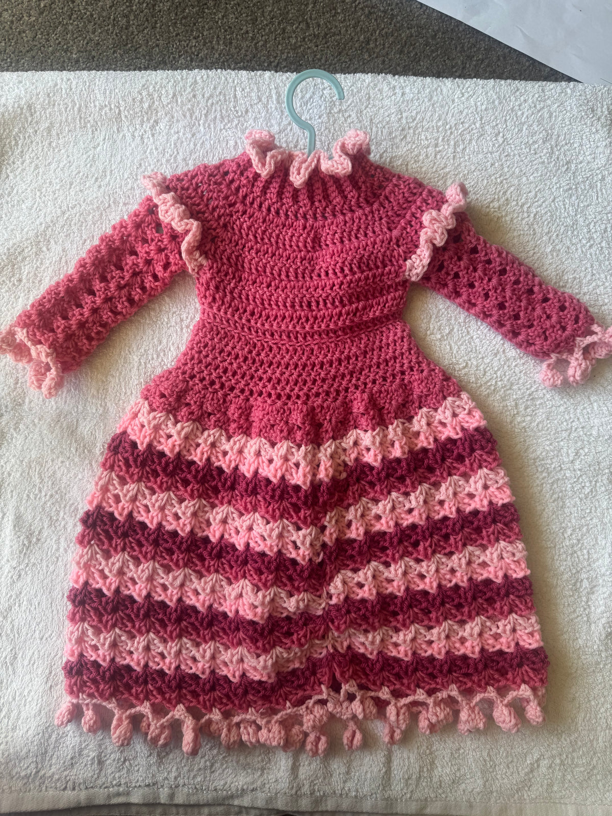 Pink Long Sleeve Size 000 Dress