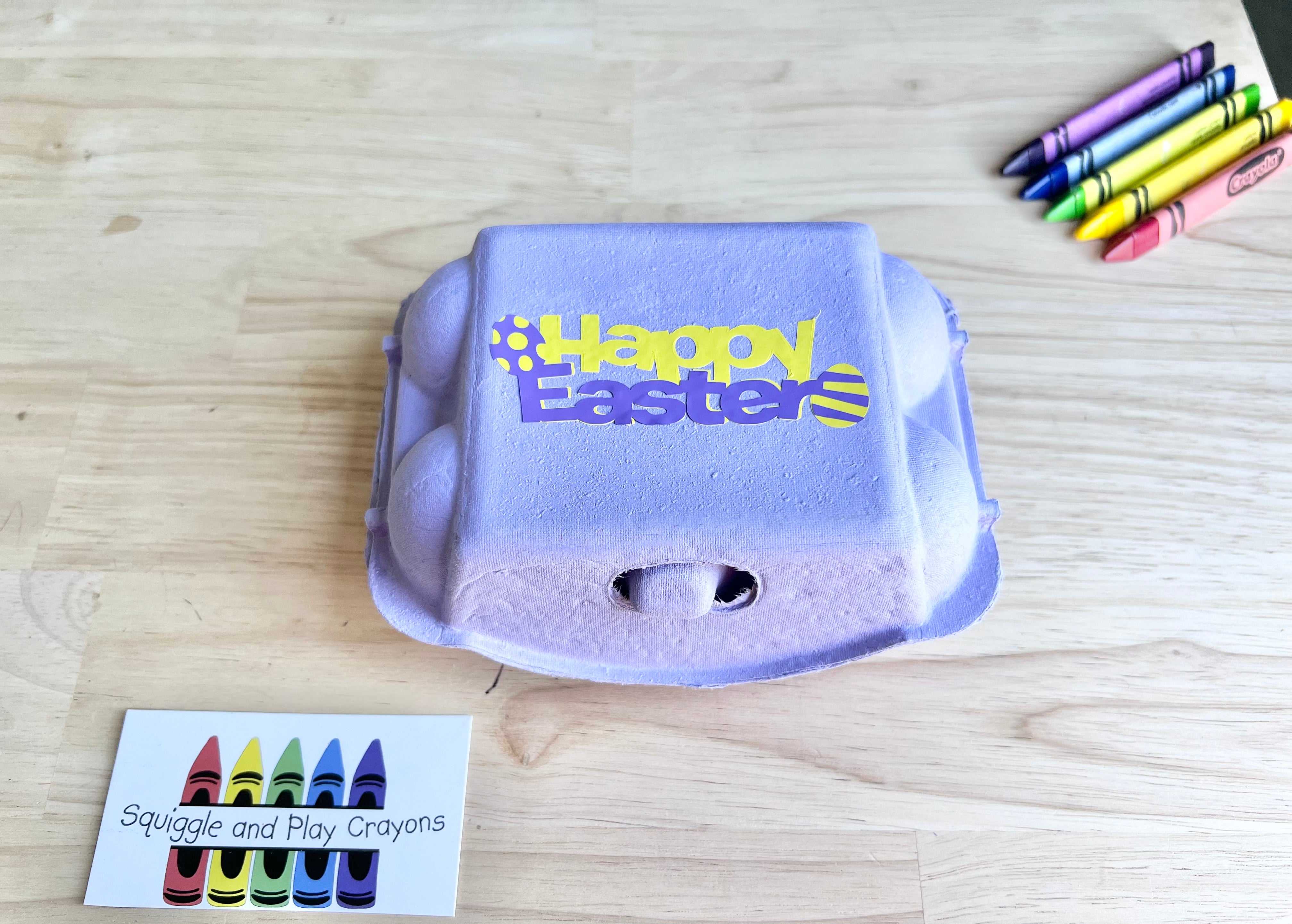 Bunny & Egg Crayon Carton – Easter Gift Set