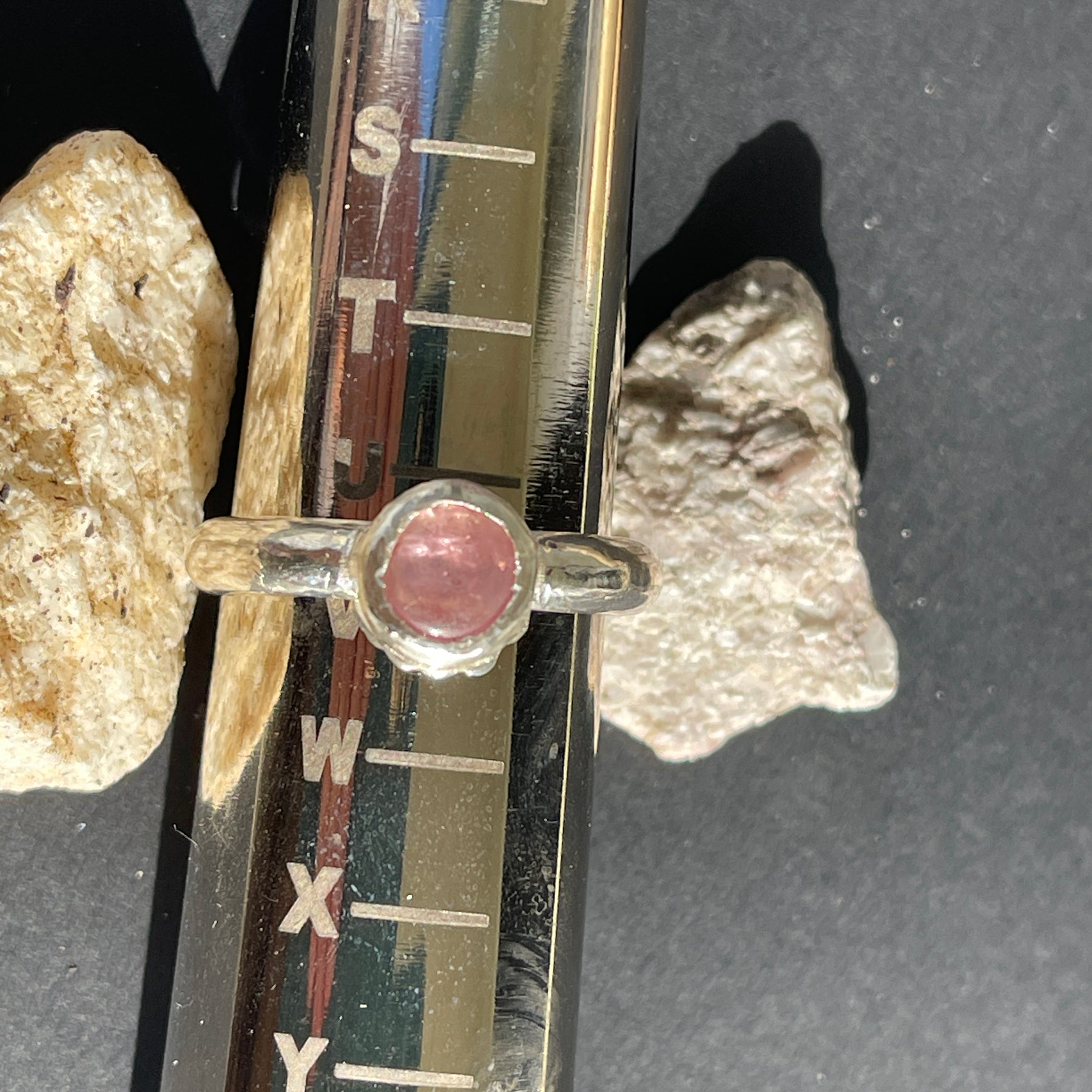 Pale Pink Spinel set in 925 Silver.