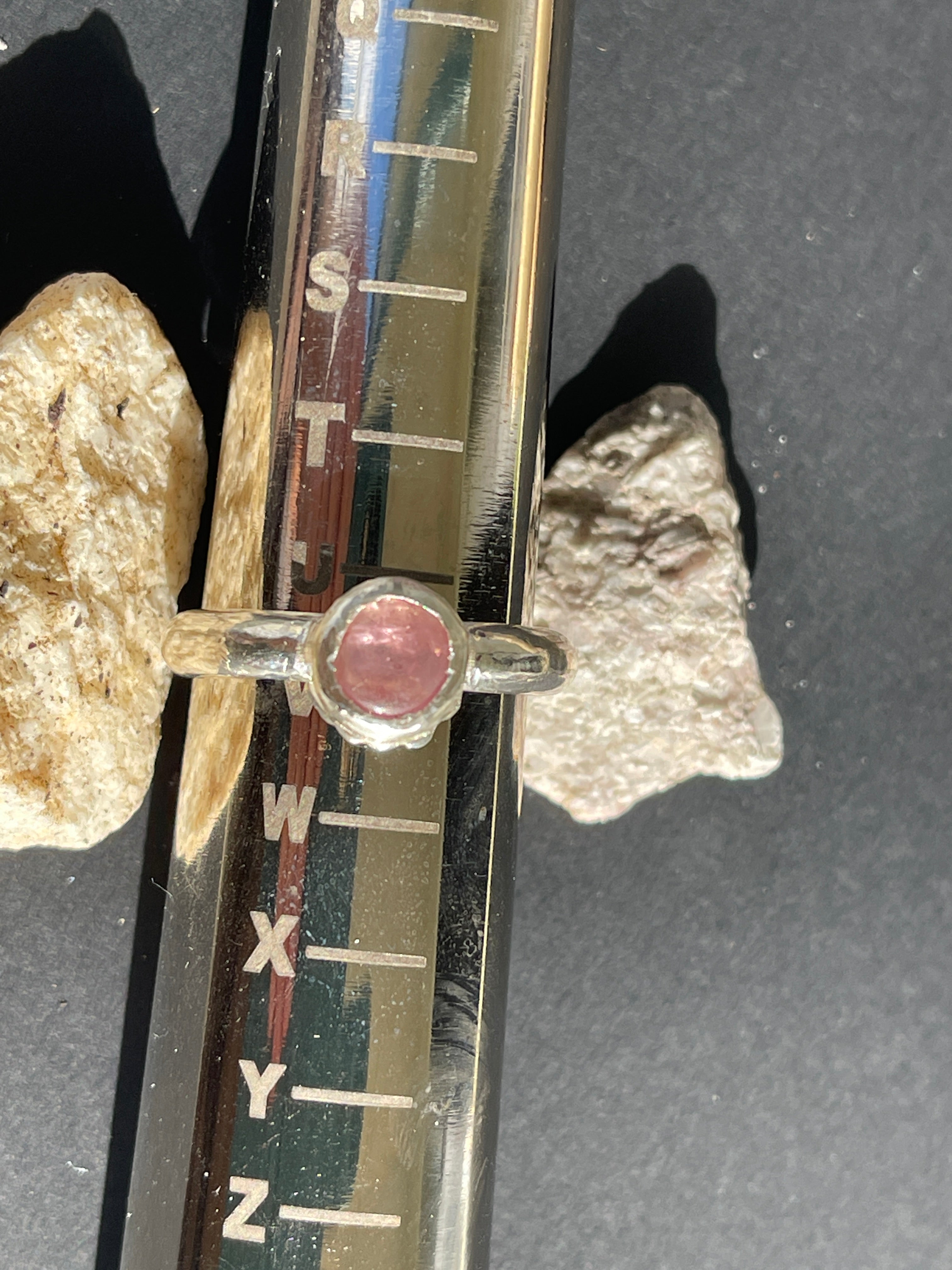 Pale Pink Spinel set in 925 Silver.