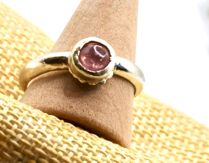 Pale Pink Spinel set in 925 Silver.