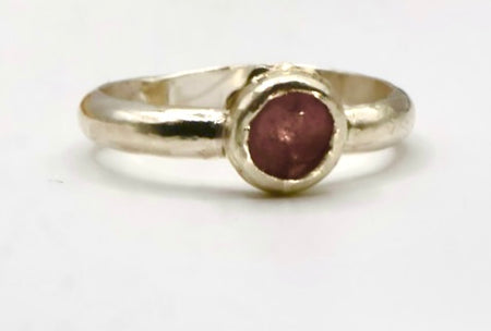 Pale Pink Spinel set in 925 Silver.